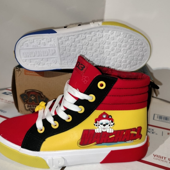 Ground up Paw Patrol Chase Marshall High Tops (PS) Unisex, Size 3. Original new - Picture 5 of 14